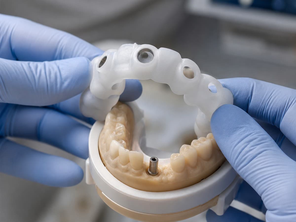Guías quirúrgicas impresas en 3D para implantes: qué son, cuándo pedirlas y cómo